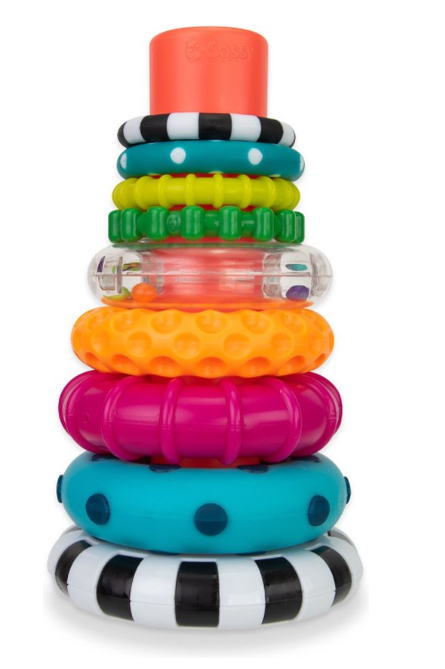 STAPELPYRAMIDE, STEM Toys, Stacks of circles, kunststof, +activities, vanaf 6 maanden, educatief speelgoed