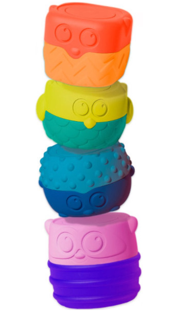 Sassy | Stapelpyramide Magnetic Stacking Pals STEM Toys +6M