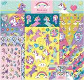 STICKERS, Totum, Stickerset Unicorn, multikleur, eenhoorn, meer dan 500 stickers, 500 stuk(s)
