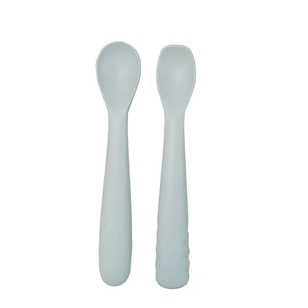 Bo jungle | Lepel B-Spoon Shape Grey +3M 2-delig