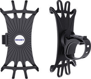 Dooky | Smartphonehouder Phone Holder Siliconen Zwart 