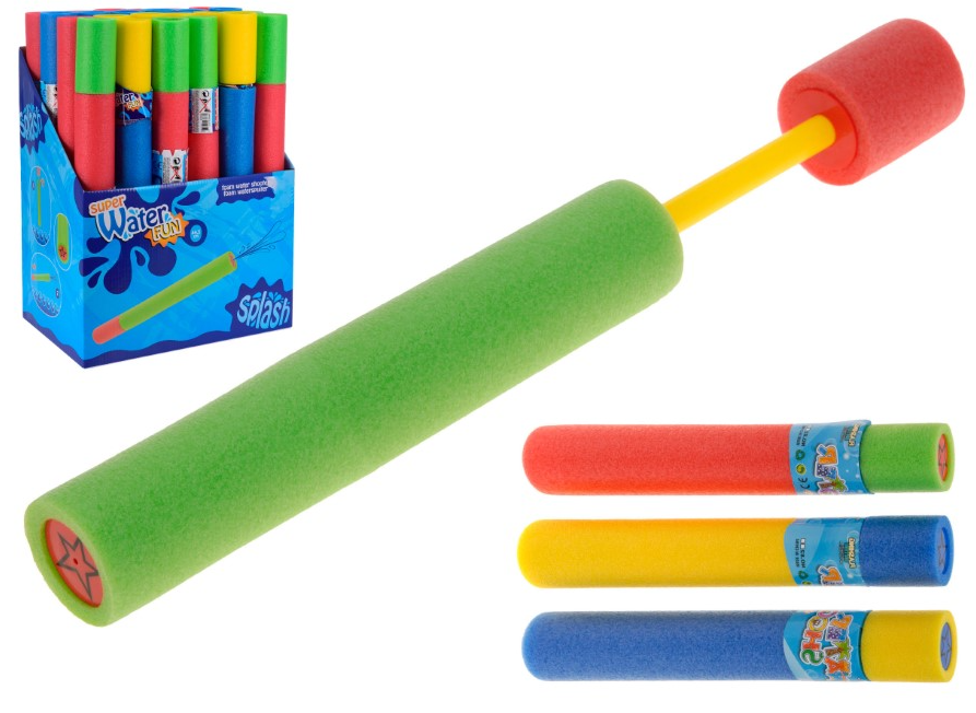 STRANDSPEELGOED, Waterspuiter, multikleur, geel/rood/groen/blauw, uni, kunststof, vanaf 36 maanden