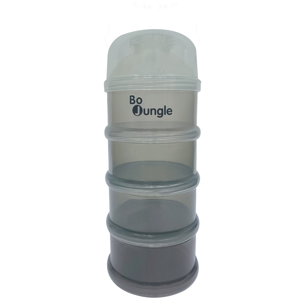 Bo Jungle | Melkpoederdoosje B-Dose Grey 4 compartimenten
