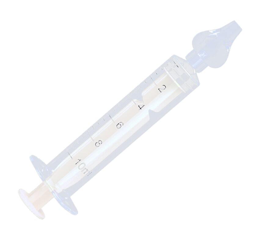 Bo Jungle | Neuspomp Neusdouche Baby Nasal Irrigators transparant met Siliconen Tip 2-pack