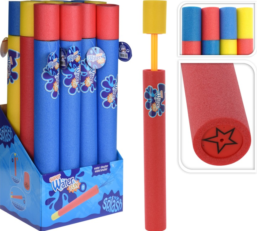 STRANDSPEELGOED, Waterspuiter, multikleur, geel/rood/blauw, uni, kunststof, vanaf 36 maanden