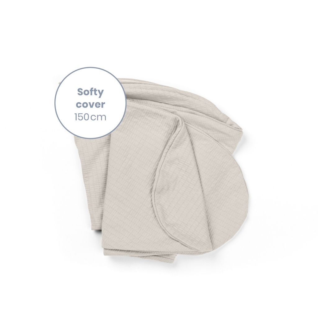 Doomoo | Positioneringskussenhoes Softy Cover Tetra Jersey Sand 