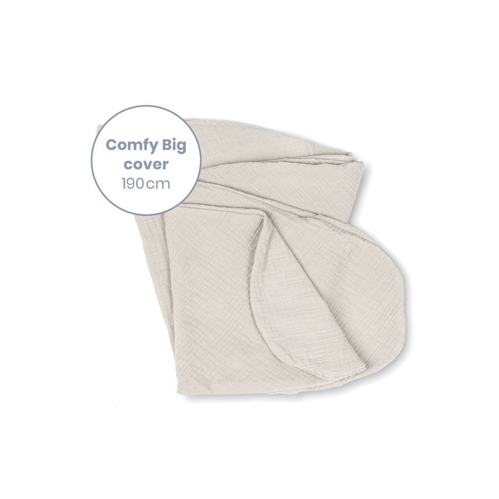 Doomoo | Positioneringskussenhoes Comfy Big Cover Tetra Almond 