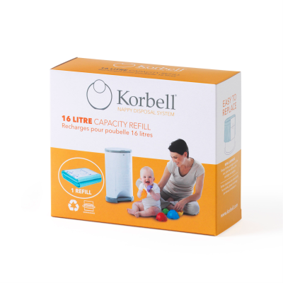 Korbell | Navulling vr Luieremmer Korbell Biologisch Afbreekbaar per Stuk 