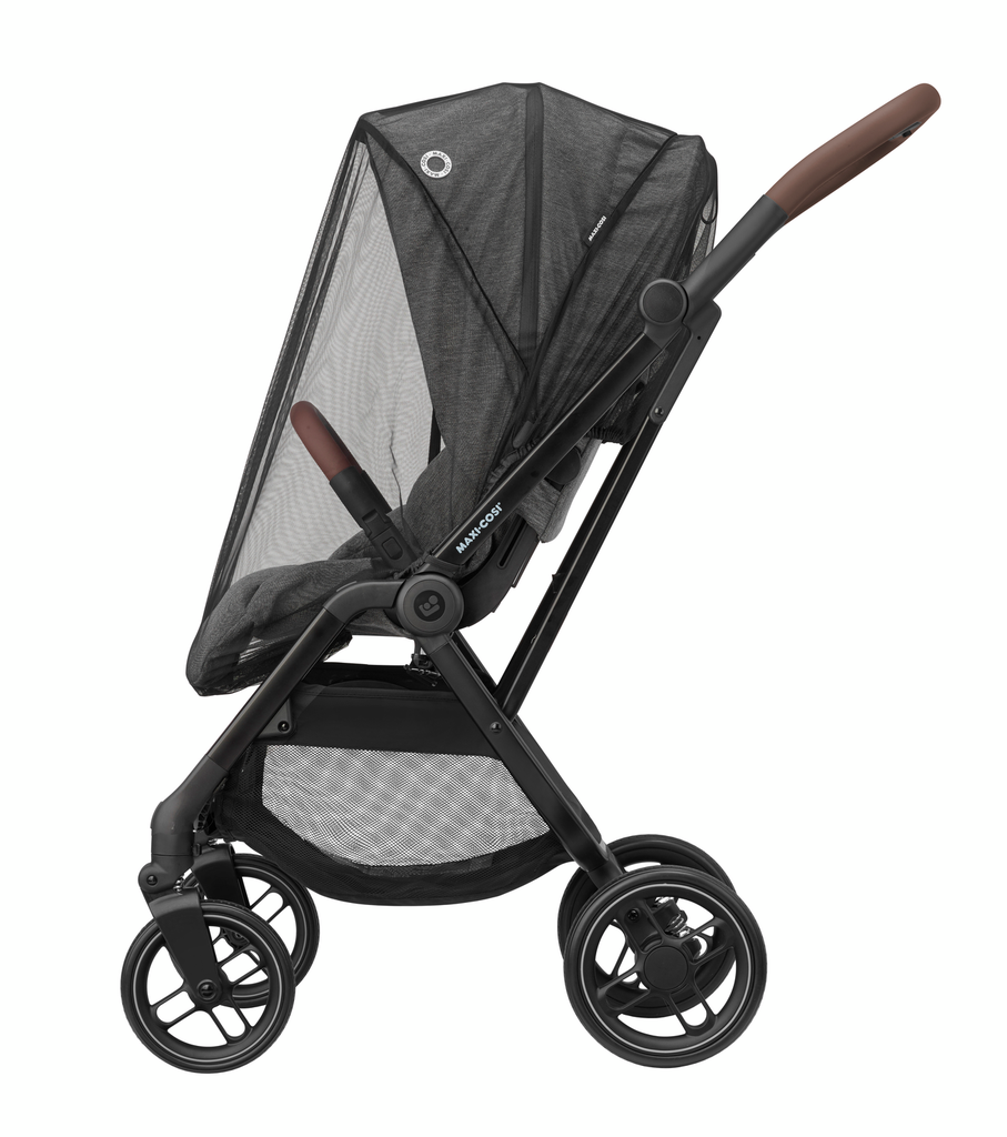 Maxi-Cosi | Muggennet Zwart vr DM Oria/WW Plaza Plus/Buggy Soho en Leona2