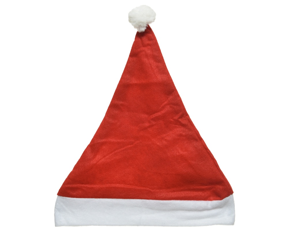 Kaemingk | Kerstmuts vr Kind/Volwassene Wit/Rood 29x40cm