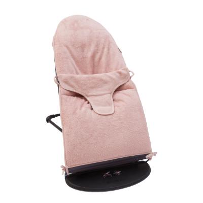Timboo | Inlegkussen vr Relax Babybjorn Badstof/Katoen met Gordelopeningen Misty Rose 40x76cm 