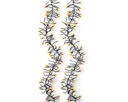 VERLICHTING, Cluster Twinkle, outdoor, 448 leds: klassiek warm, zwart snoer, 4.2 m + 5 m aanloopsnoer, 8 functies