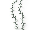 Lumineo | Verlichting Compact Twinkle In/Outdoor 350 Leds Warm Wit Snoer Groen 7,5m + 5m Aanloopsnoer 8 Functies Adapter