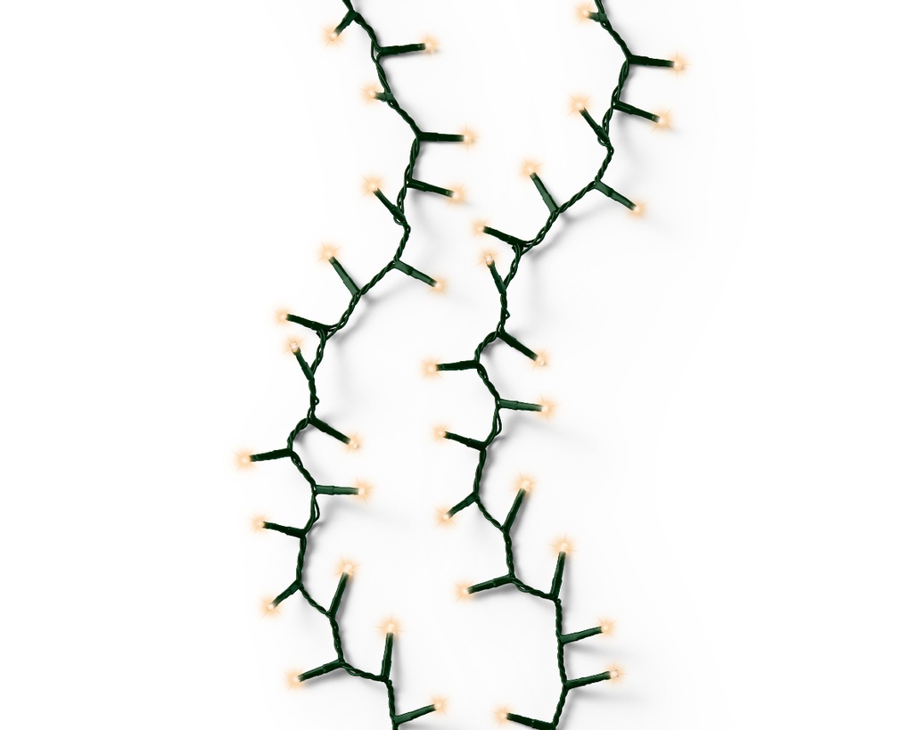 VERLICHTING, Compact Twinkle, outdoor, 1000 leds: klassiek warm, groen snoer, 22.5 m + 5 m aanloopsnoer, 8 functies