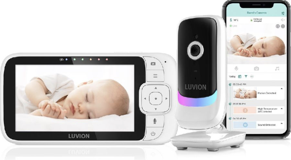 Luvion | Beeldbabyfoon Essential Connect White met Dual Gebruik