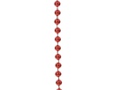 Decoris | Slinger Kralenketting Polystyreen Kerstrood Ø0,8cm x10m