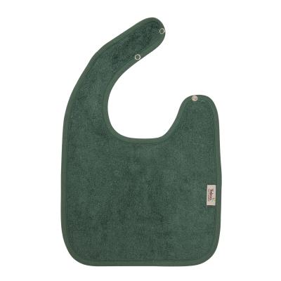 Timboo | Slabbetje Drukknopensluiting Bamboe Aspen Green Groen 26x38cm