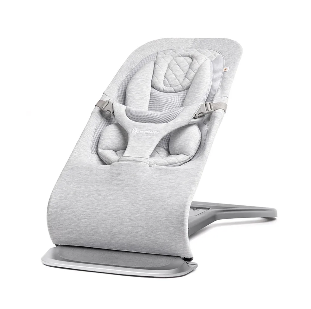 RELAX, Evolve, light grey, bekl katoen/ polyester, max 13 kg, schommelstand, opvouwb, rug verstelb, met verkleink