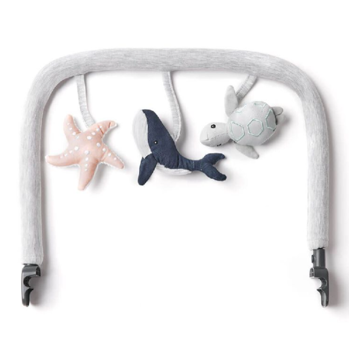 Ergobaby | Speelboog Evolve Bouncer Toy Bar Ocean Wonders Light Grey