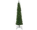 KERSTBOOM, Pencil, H 180 x dia 50 cm, groen, 430 takjes, openplooimodel, metalen voet
