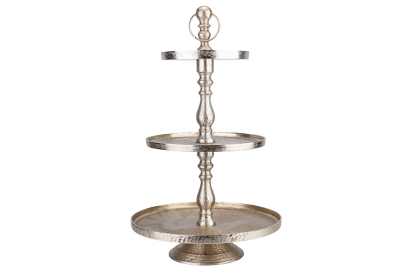 Cosy & Trendy | Etagere Goud Aluminium 3 Lagen 44x75cm
