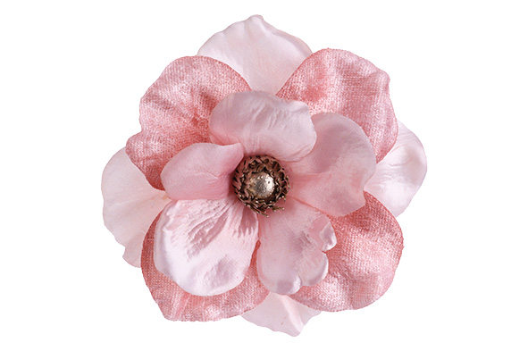 Cosy & Trendy | Sierbloem op Clip Anemone Roze Ø11x5cm