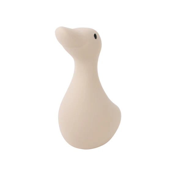 NACHTLAMP DRAADLOOS, Liva, beige, eend, 10x19cm, LED lampje, oplaadbaar via 20 uur, 2023