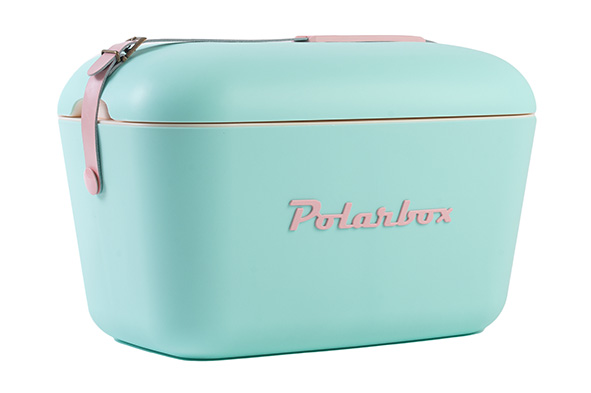 Polarbox | Koelbox Deksel Afneembaar Pastelgroen 40x26x23cm 12l 