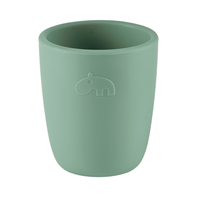 DRINKBEKER, 160 ml, Silicone Mini Mug, green, groen, uni/dierenprint, siliconen, 1 stuk(s), 2024