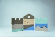 BLOKKEN, Puzzle Blocks Sky, uni, kunststof, vanaf 12 maanden, inhoud: 11 blokken, educatief speelgoed