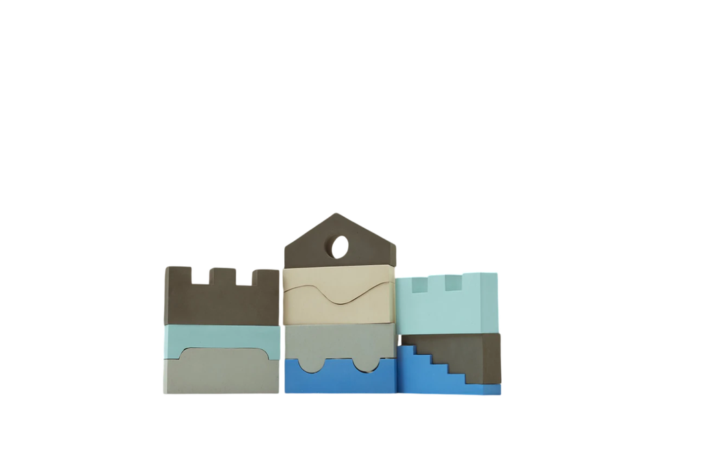 BLOKKEN, Puzzle Blocks Sky, uni, kunststof, vanaf 12 maanden, inhoud: 11 blokken, educatief speelgoed