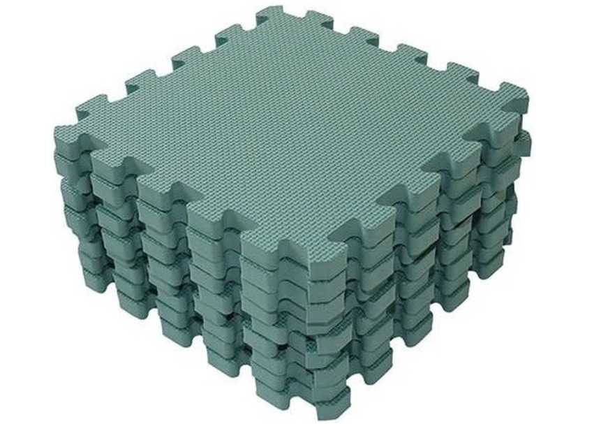 Baby Dan | Puzzelmat Groen 31x31cm 9 Tegels