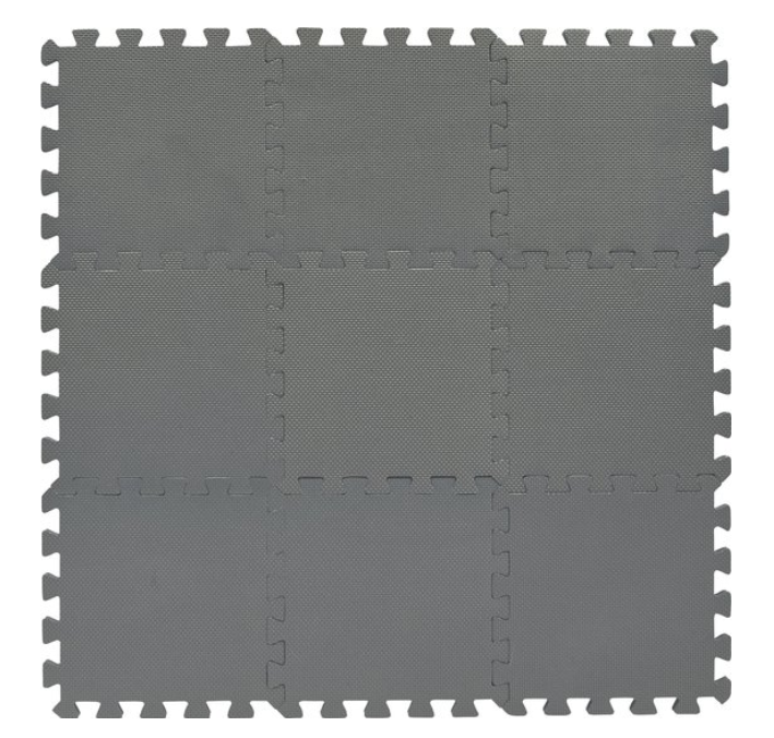 Baby Dan | Puzzelmat Concrete 9 stuks 31.5x31.5cm
