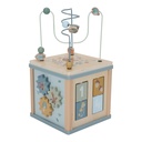 Little Dutch | Activiteitenkubus Forest Friends Hout Blauw  +18m