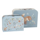 Little Dutch | Kofferset Forest Friends Blauw 2-delig
