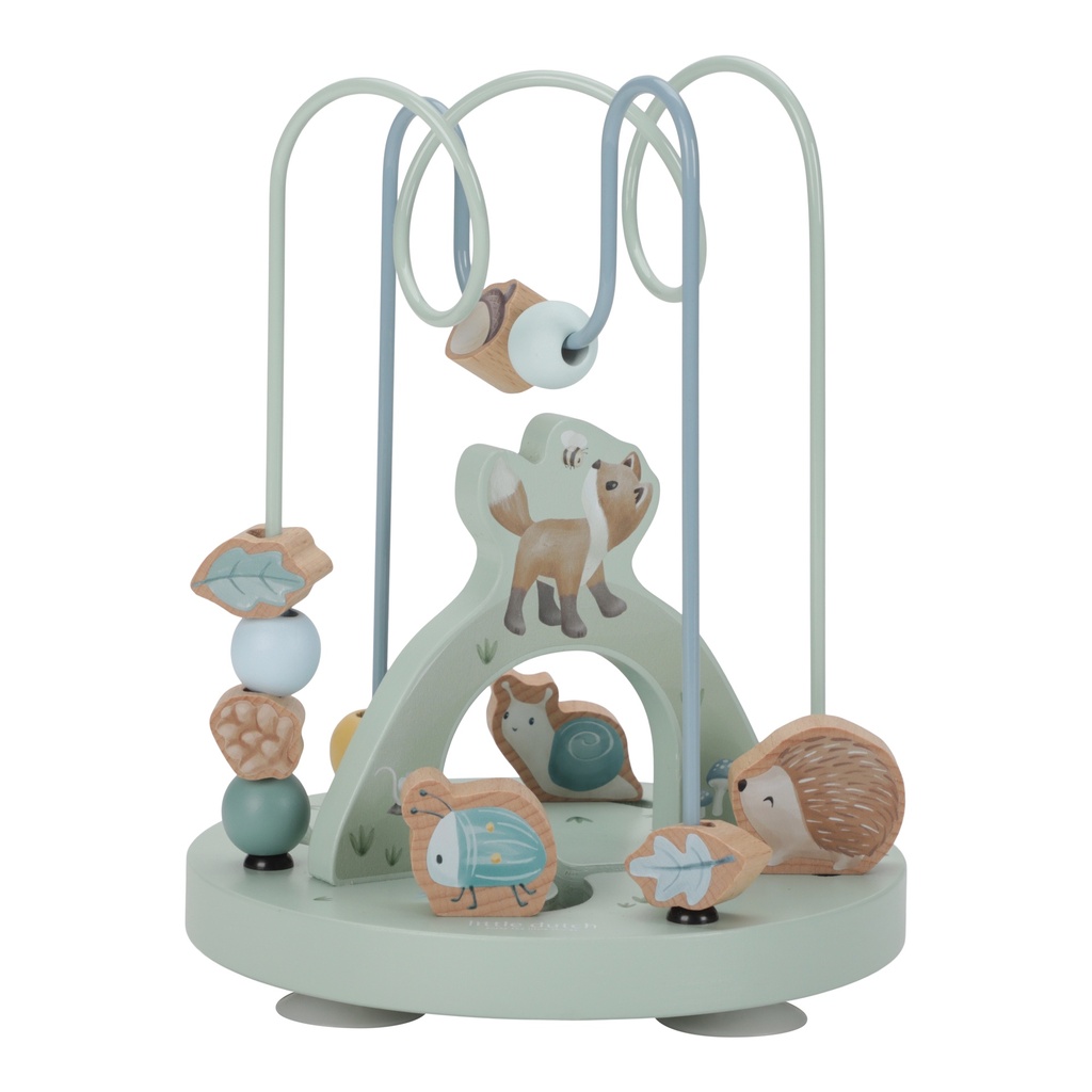 Little Dutch | Educatief Speelgoed Forest Friends Activiteitenspiraal Blauw +18m