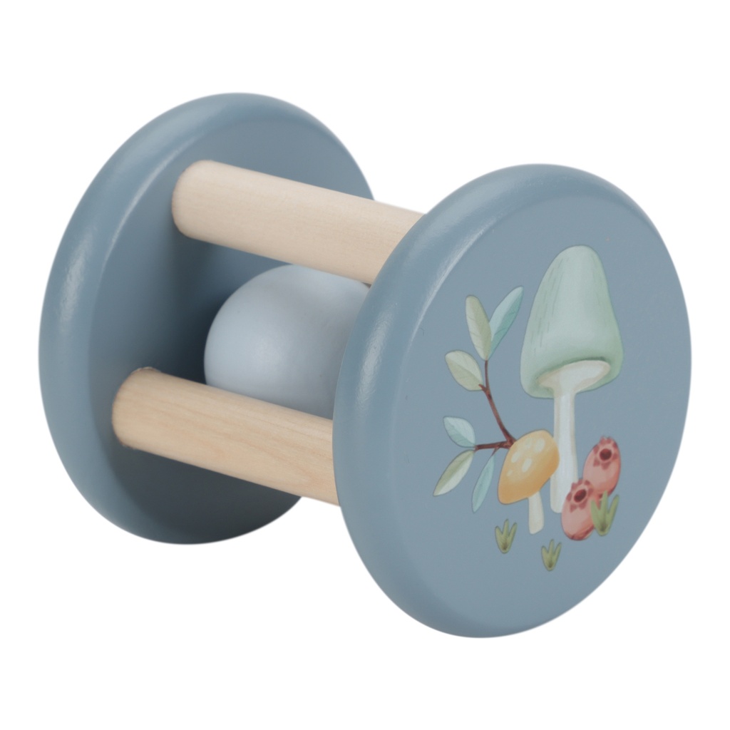 Little Dutch | Rammelaar Forest Friends Roller Blauw +3m