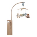 Little Dutch | Muziekmobiel Forest Friends Hout Blauw +0m