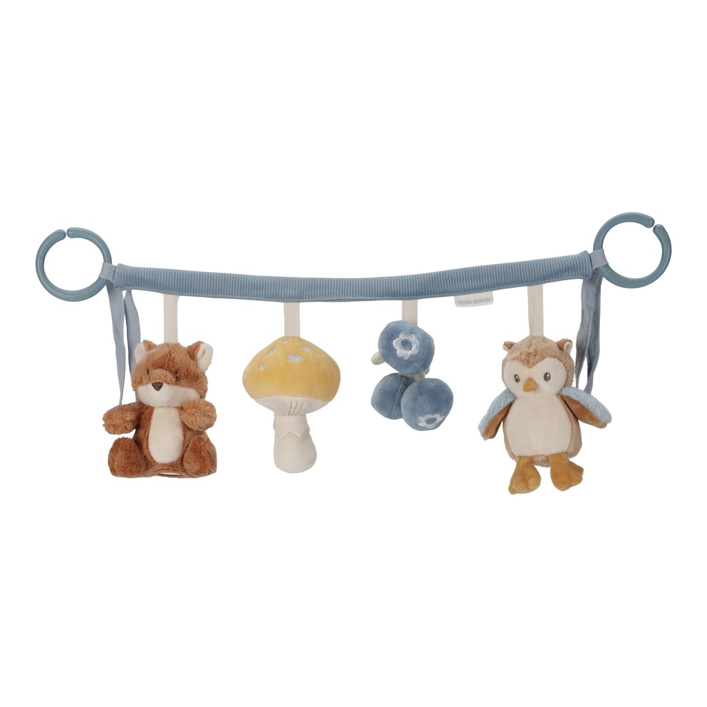 Little Dutch | Wagenspanner Forest Friends Blauw +0m