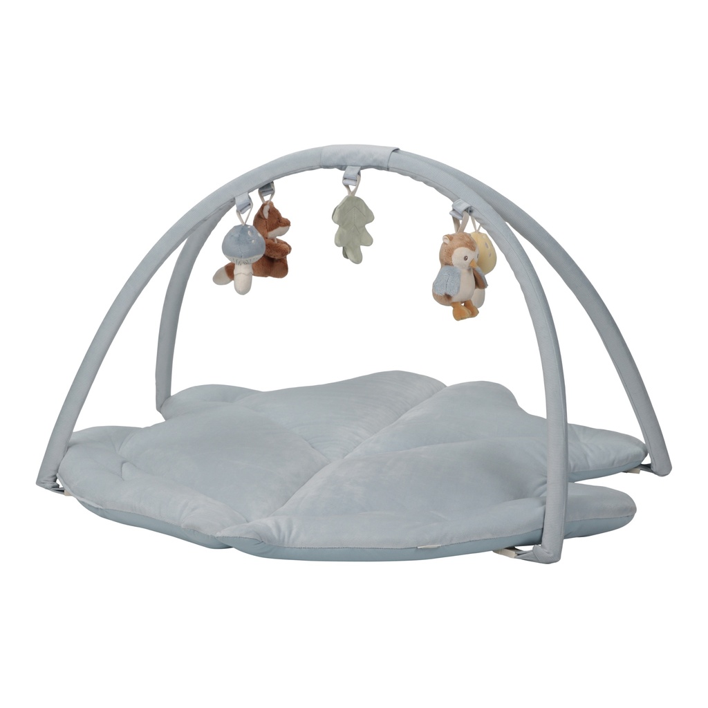 Little Dutch | Speeltapijt met Speelboog Forest Friends Blauw +0m