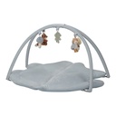 Little Dutch | Speeltapijt met Speelboog Forest Friends Blauw +0m