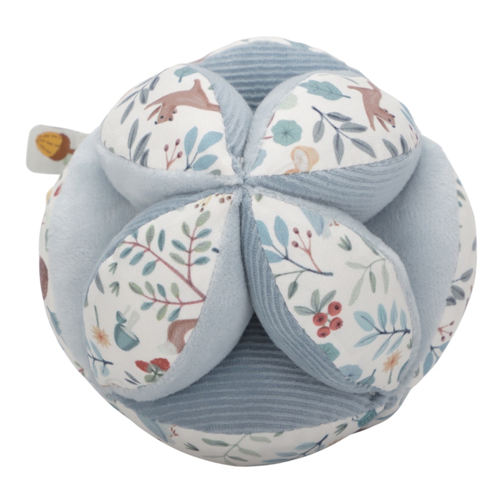 Little Dutch | Bal Forest Friends Grijpbal Blauw +0m