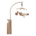 Little Dutch | Muziekmobiel Fairy Garden Hout Roze +0m