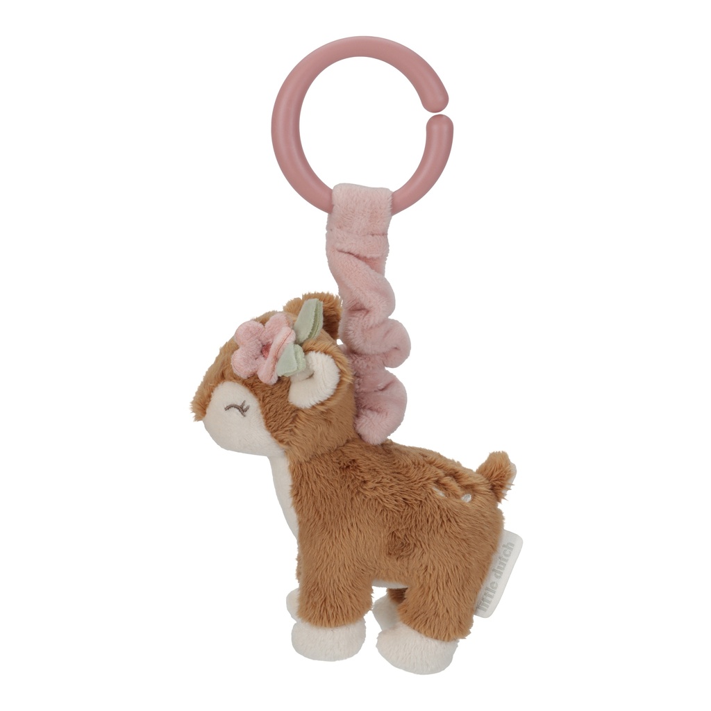 Little Dutch | Trilfiguur Fairy Garden Hert Roze +0M