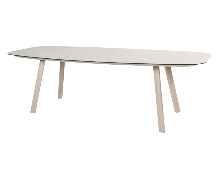 4SO | Tuintafel Manolo Dining Table Printed Ceramic Latte 240x103cm