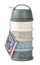 Beaba | Melkpoederdoosje Blue/Grey 4 Compartimenten