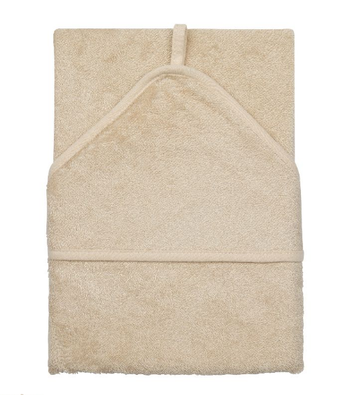 Timboo | Badcape XXL Bamboe Frosted Almond Ecru 95x95cm