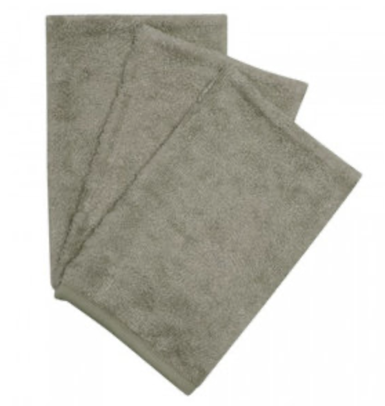 Timboo | Washandje Bamboe Whisper Green Groen 3-pack