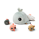 Done By Deer | Activiteitenknuffel Hide & Seek Activity Toy Wally Blue +6m