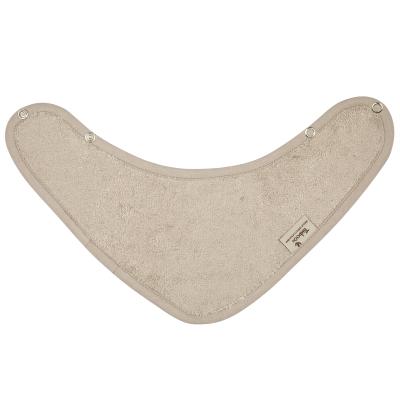 Timboo | Spuugdoekje/Bandana 1-Laags Drukknopensluiting Bamboe Feather Grey Grijs 36x22cm